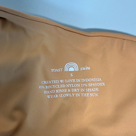 Free People Toast Signature One Shoulder Crop Top Sandstone Size Small - Picture 4 of 5